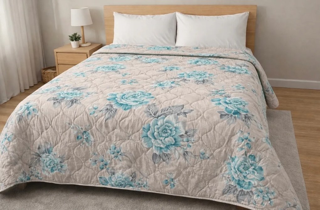 Nyári Paplan/ágytakaró 160x200 steppelt Könnyű Mintás Alkalom