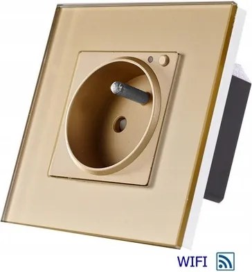 Elektromos Aljzat Wifi Üveg Kontakt Tuya 16A