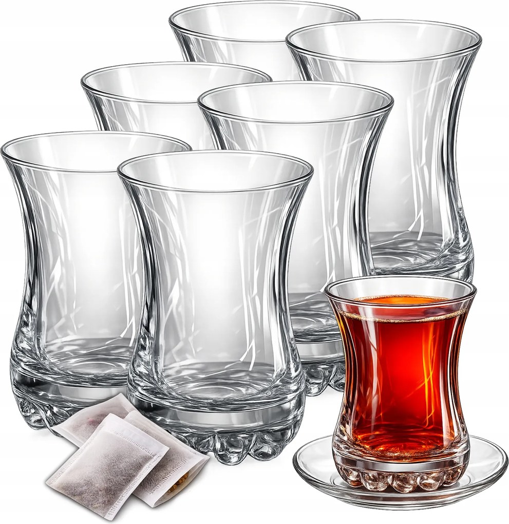 Eredeti Török Tea Poharak 110ml 6 db Tasakok