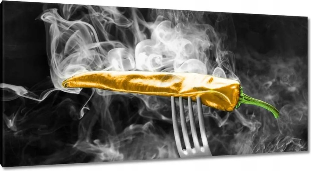 Képek 115x55 Sárga élesség a konyhában