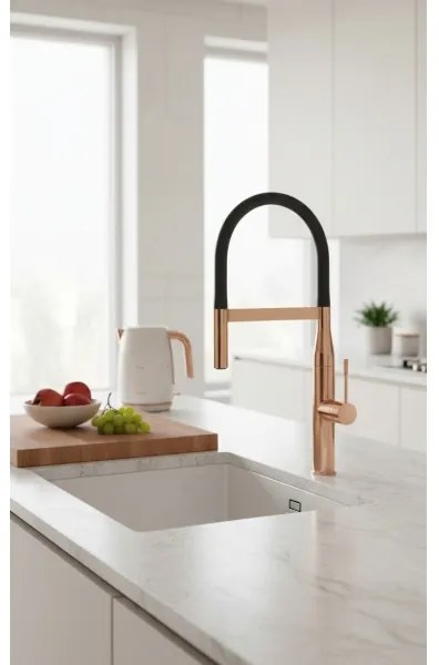 GROHE 30294DA0 - ESSENCE konyhai csaptelep, bronz