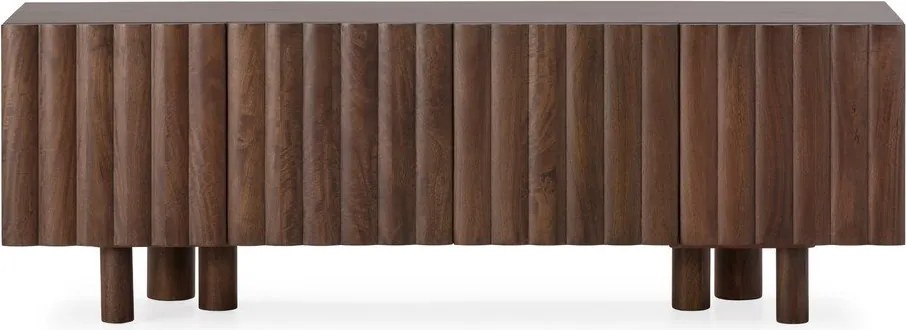 Barna mangófa TV-állvány 160x55x40 cm Tamira – MOME