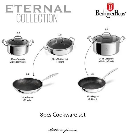 BerlingerHaus Eternal 8 részes edénykészlet Eternal Collection BH/8518