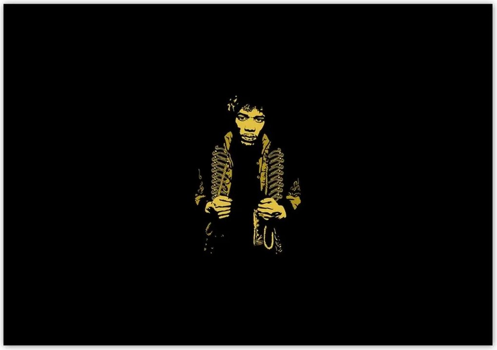 Poszterek 100x70 Jimi Hendrix Zenész