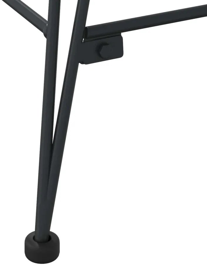 Étkezőszék 2 pcs Természetes 44.5 x 55 x 85 cm Rattan és Vas