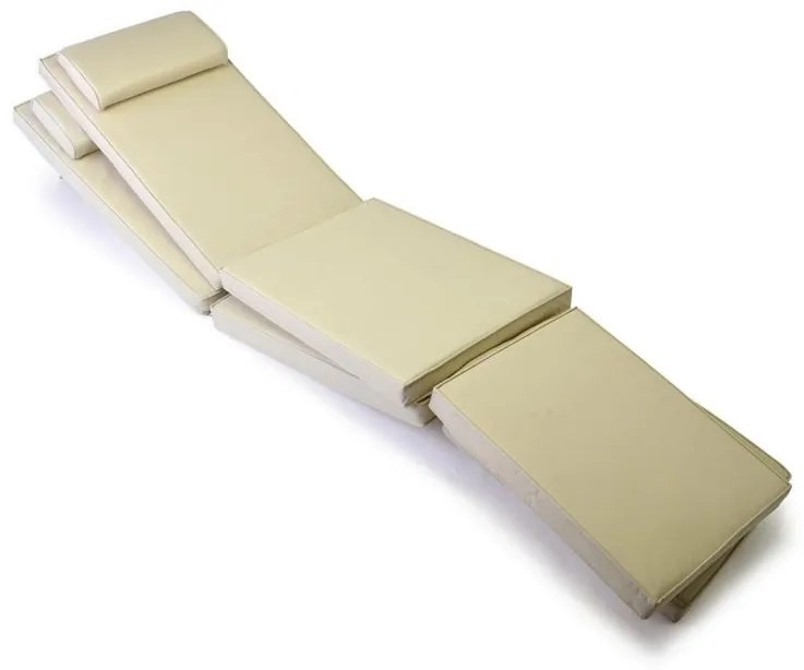 Párna nyugágyhoz FLORENTINE 2 db krémszínű