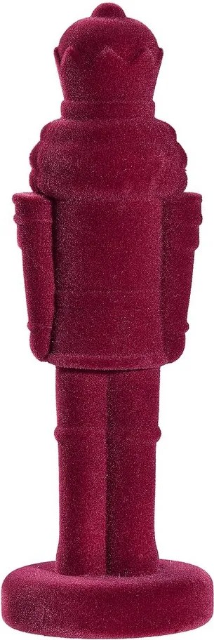 X-MAS diótörő 30 cm , bordó