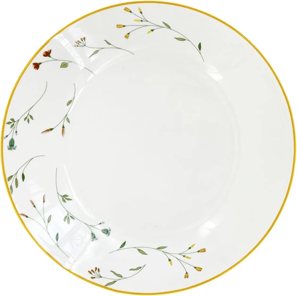 Mély porcelántányér Linea Botanic, ø 20,5 cm