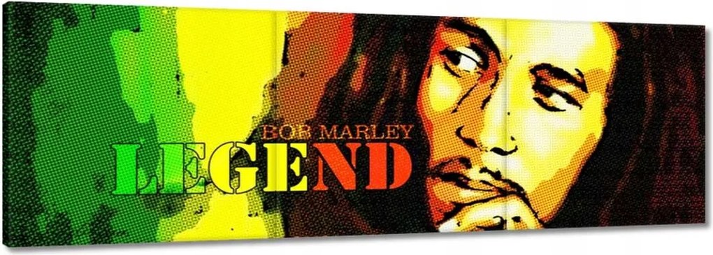 Vászonkép 60x20 Bob Marley Legend