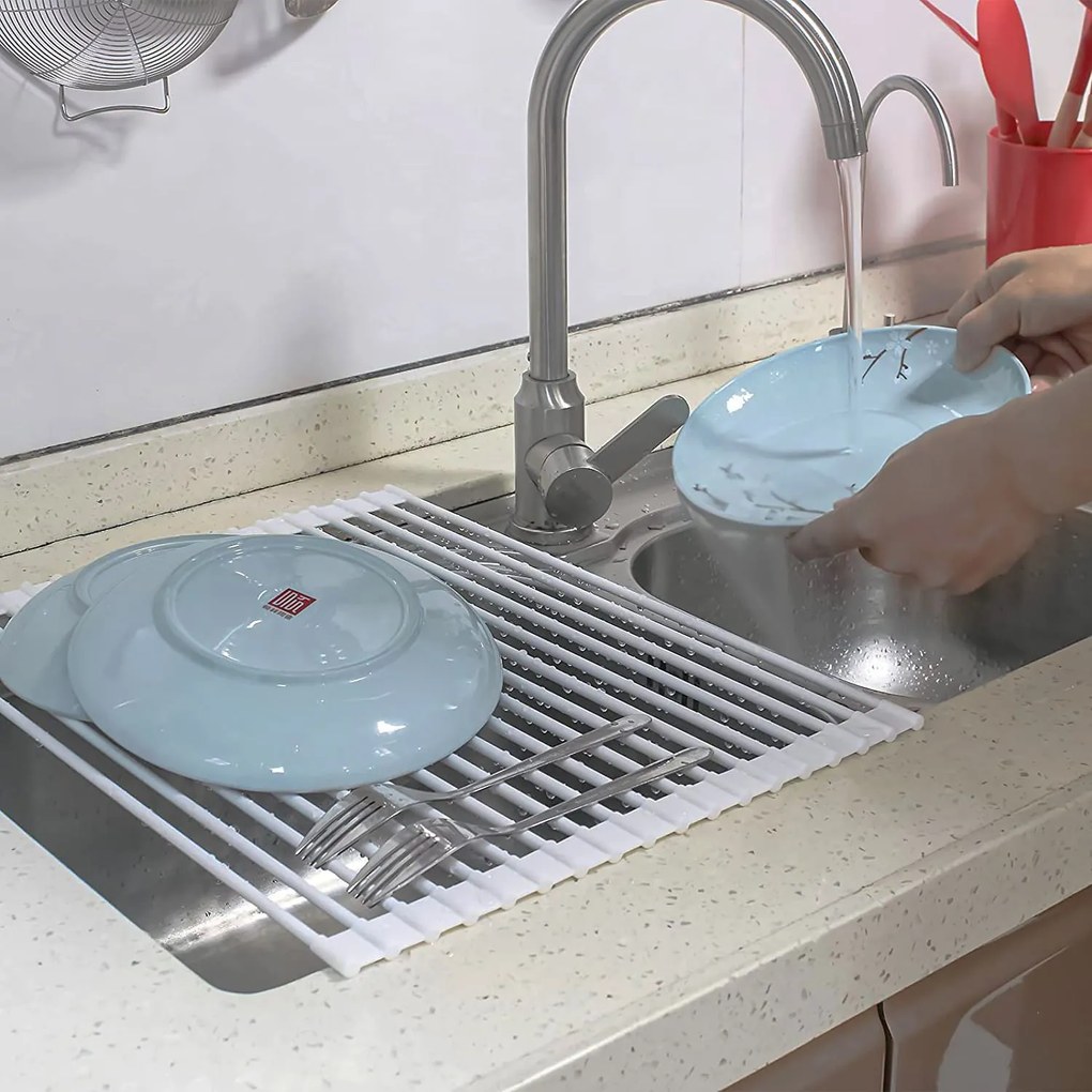 Feltekerhető szárító csöpögtető mosogatóhoz 322108 White