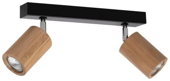 Spot-Light 3912174 - LED mennyezeti spotlámpa MATTI 2xGU10/5W/230V tölgy