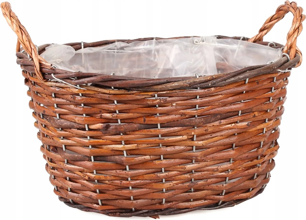 Fonott Virágkosár Fólia 28x22x14/19 cm HC08230.S