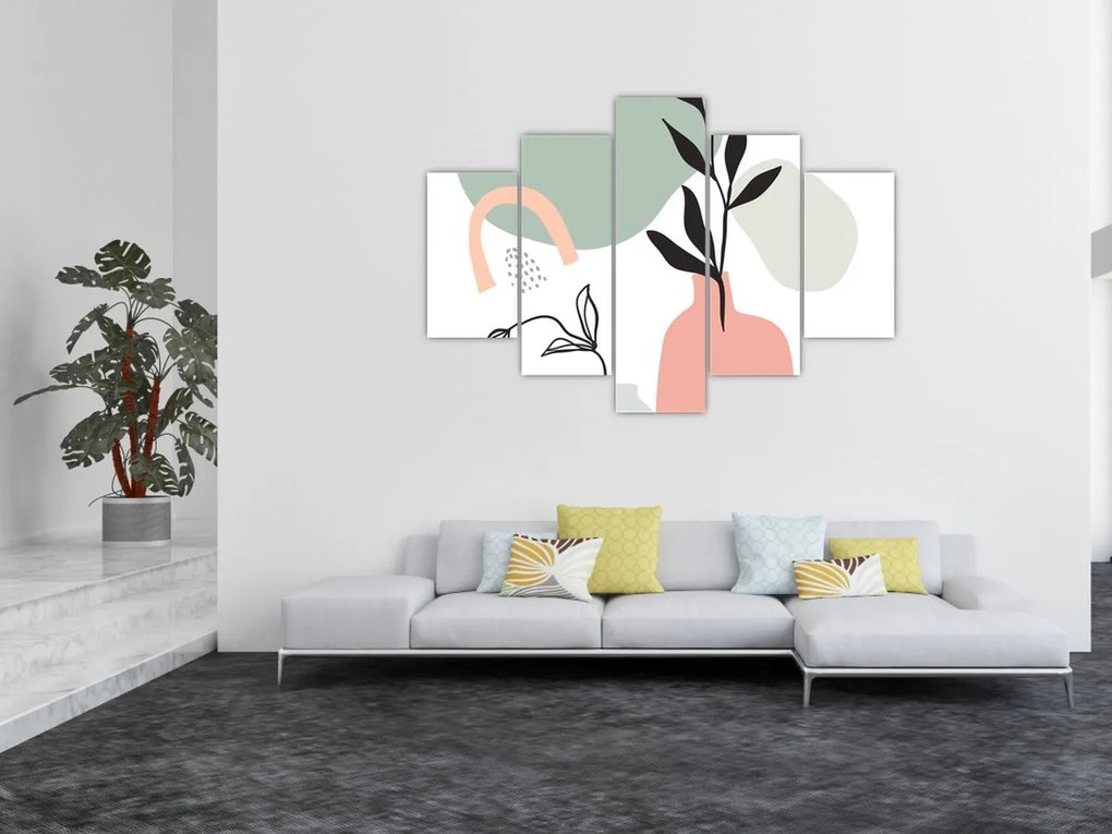 Kép - Virágok vázában N⁰3 (150x105 cm)