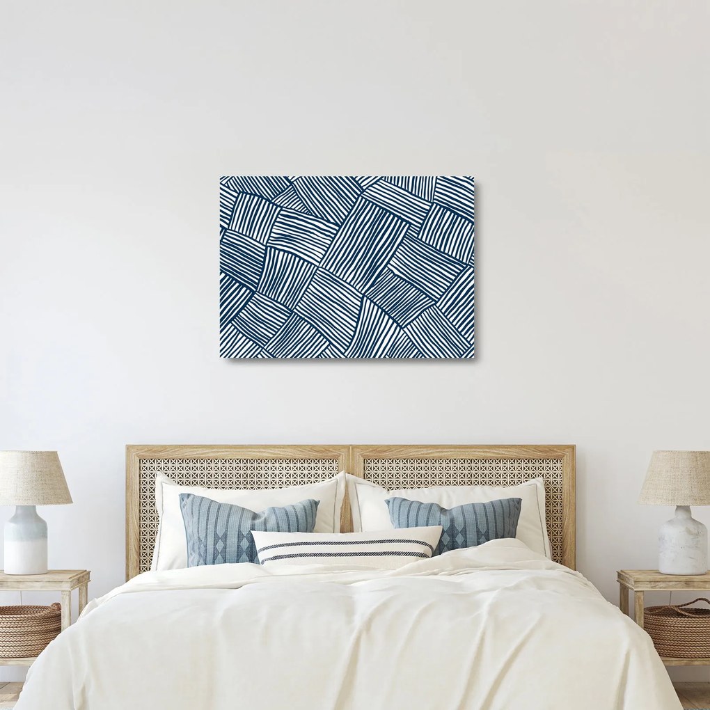 Kép - 3D vonal (üvegen) (70x50 cm)