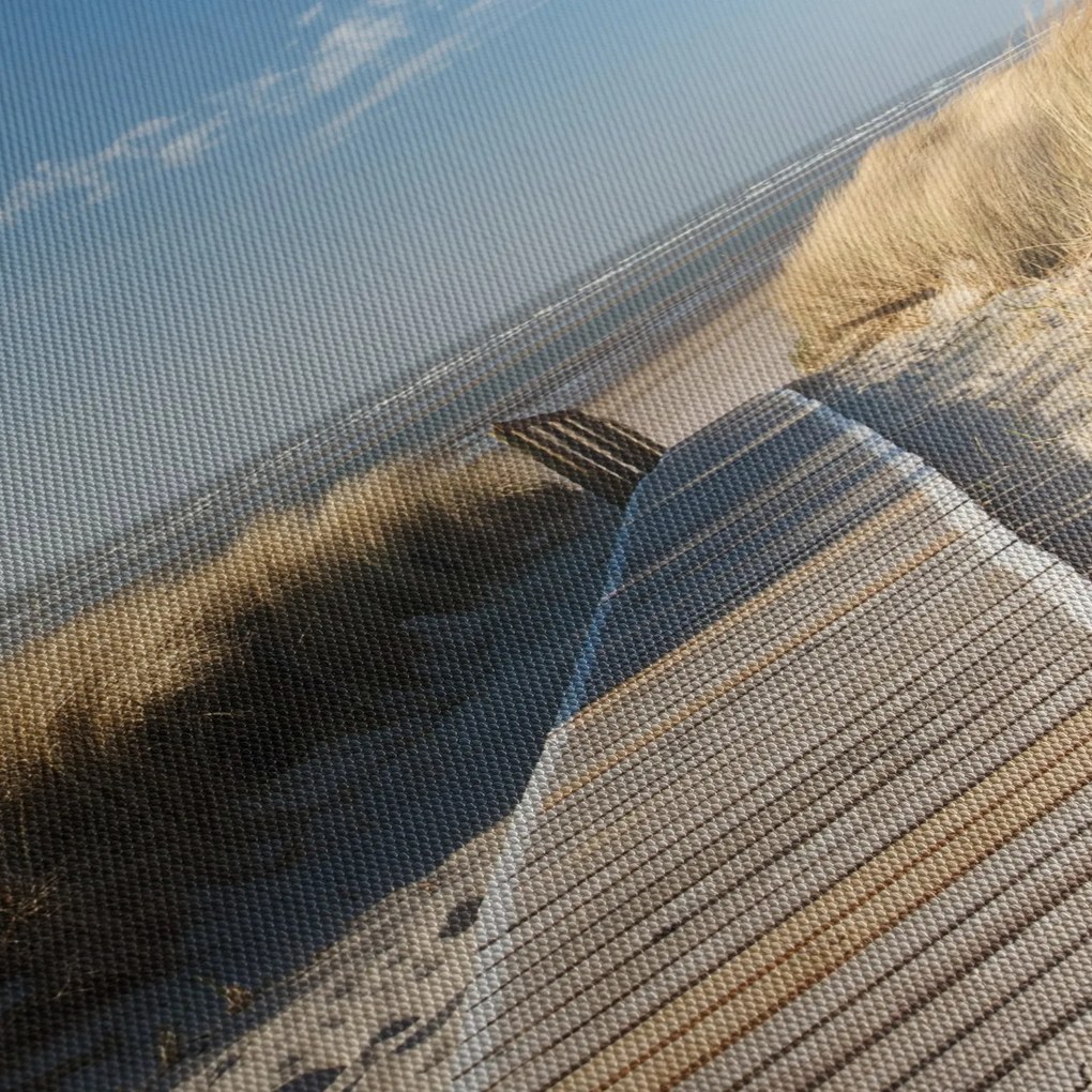 Kép - Homokos strand Langeoog szigetén, Németországban (120x50 cm)