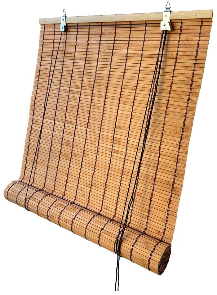 Natúr színű bambusz roló 60x160 cm Zeva – Gardinia