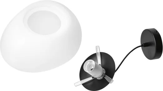 BRILAGI - PEBBLES kábeles függőlámpa 1xE27/40W/230V Ø 30 cm, fekete