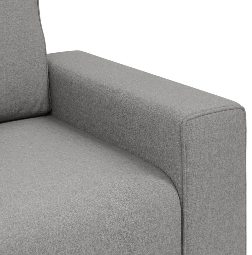 Kanapé párnával Felhős szürke 100 x 77 x 82 cm szövet