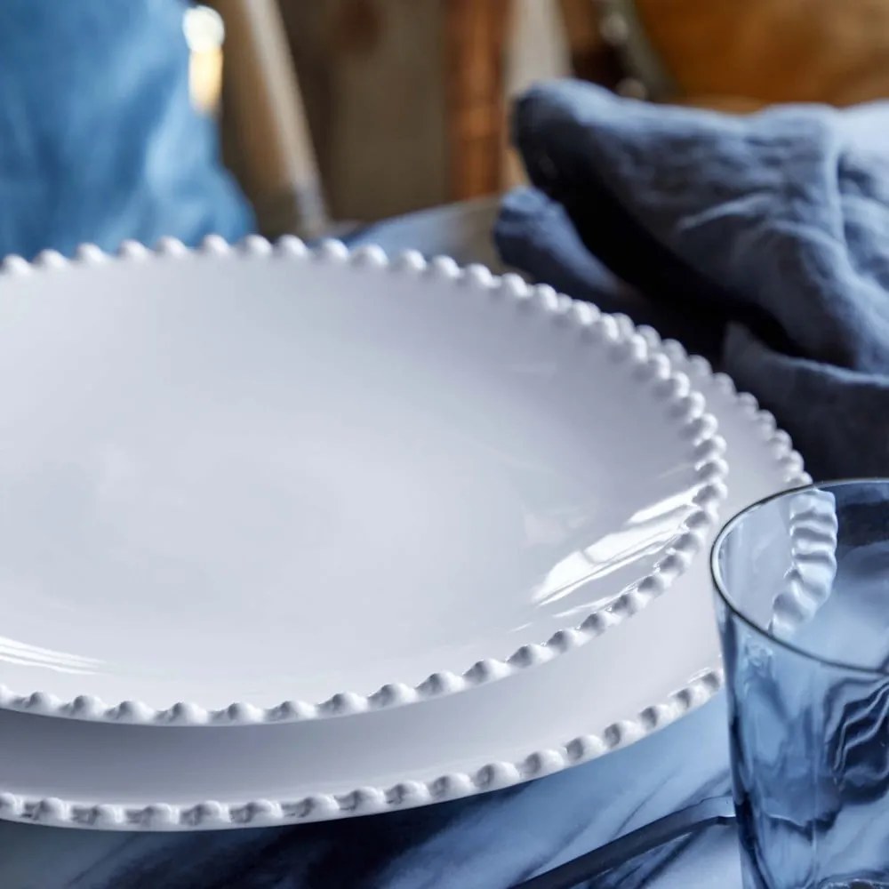 Pearl fehér agyagkerámia tányér, ⌀ 28 cm - Costa Nova
