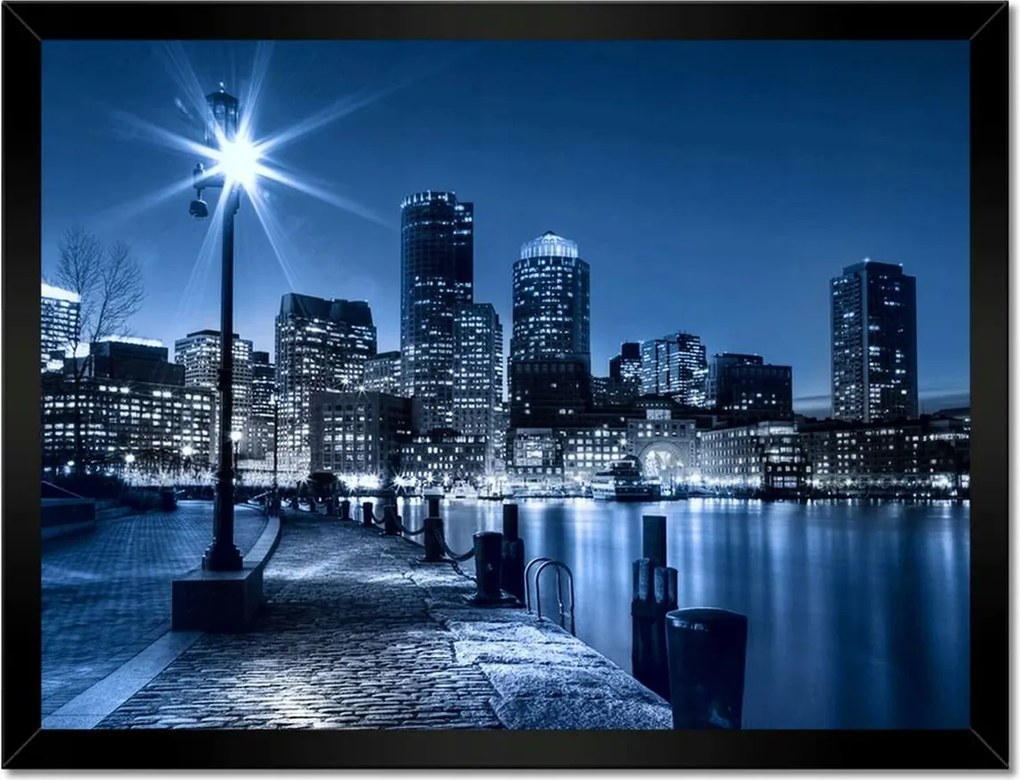 Poszterek keretben 40x30 Éjszakai városkép