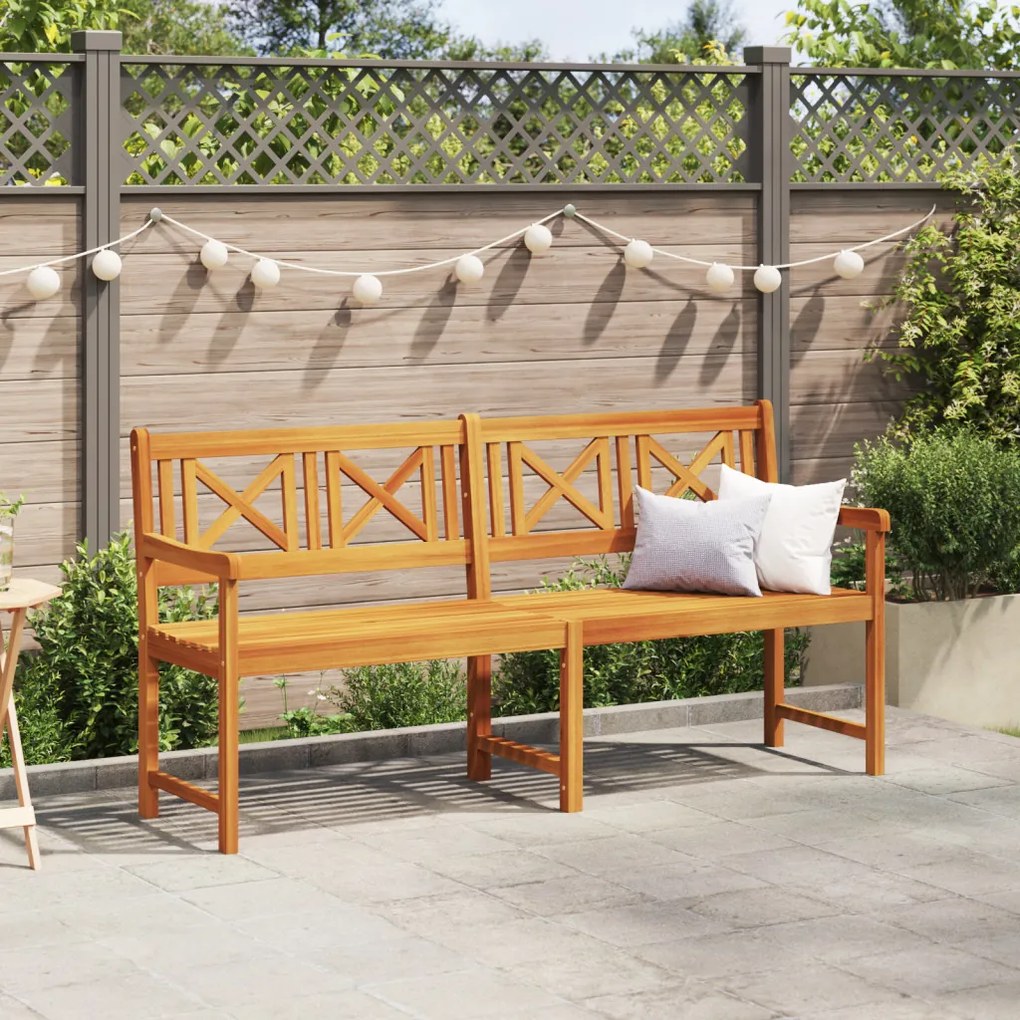Kerti Pad 180x56x90 cm Tömör Akácfából