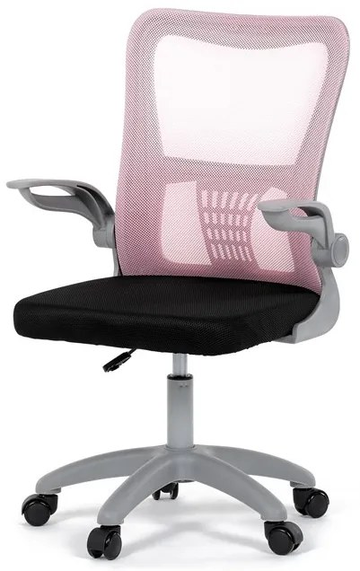 Gyerek szék, magasságában állítható, rózsaszín hálós, KA-K2008 PINK