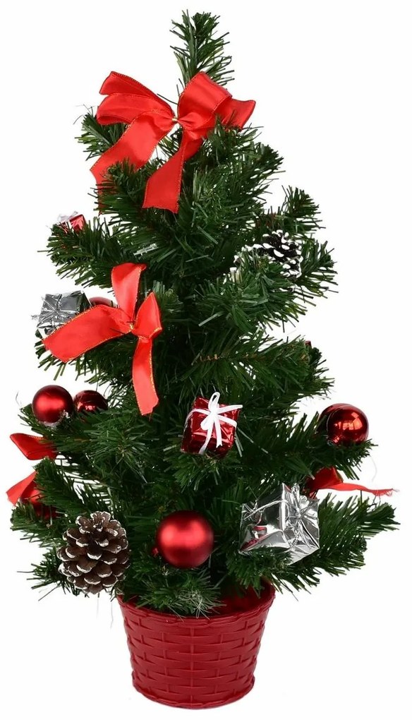 Salemi karácsonyi díszített fa, 50 cm