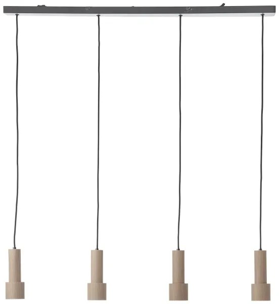 Brilliant - Csillár zsinóron CADIZ 4xGU10/10W/230V bronz