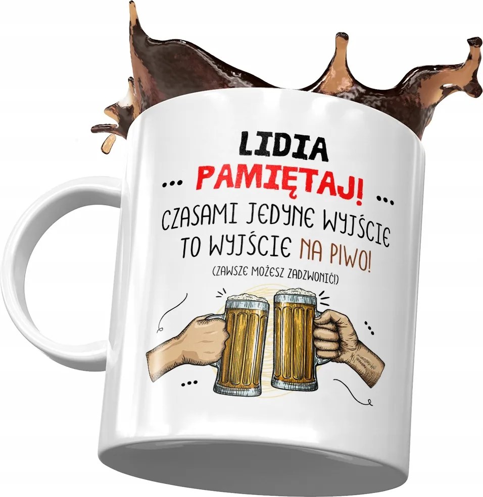 Bögre Lídia Barátnők Ajándék Nyomtatott Fotóval