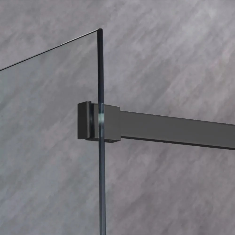 Bold-in 80x100 cm aszimmetrikus zuhanykabin zuhanytálca nélkül