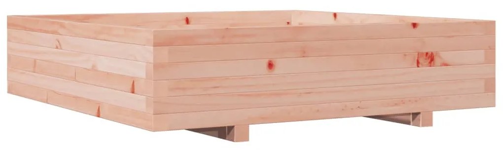 vidaXL tömör duglászfenyő kerti virágláda 100 x 100 x 26,5 cm