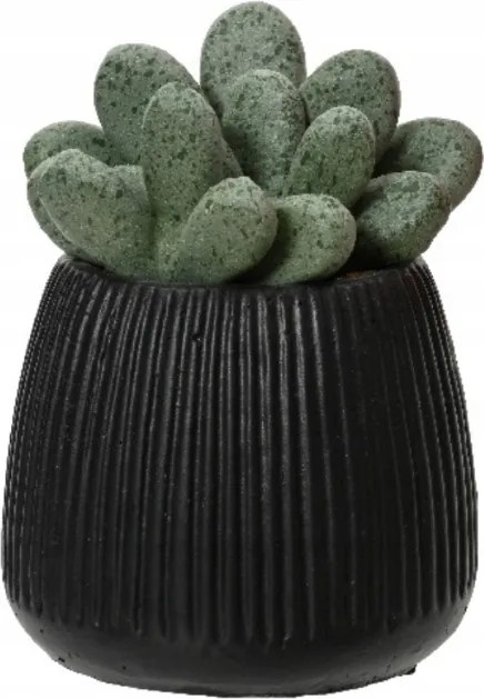 Kaktusz cserépben műnövény 1 db dekorációs 14x8,5 cm