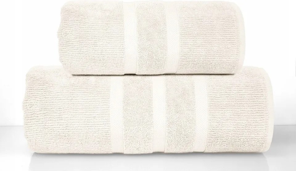 Törölköző Only you egyiptomi pamut 50x90 krémszínű