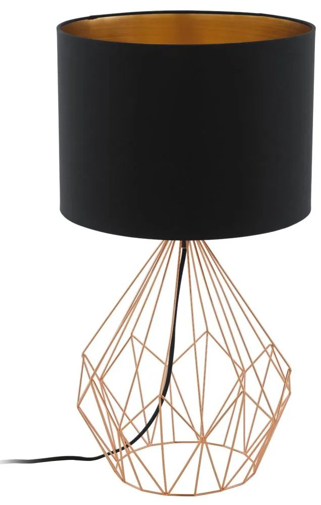 Eglo 95185 - Asztali lámpa PEDREGAL 1xE27/60W/230V