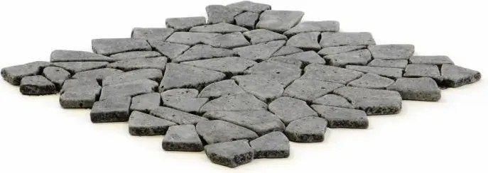 Andezit mozaik Garth, burkolat - fekete/sötétszürke