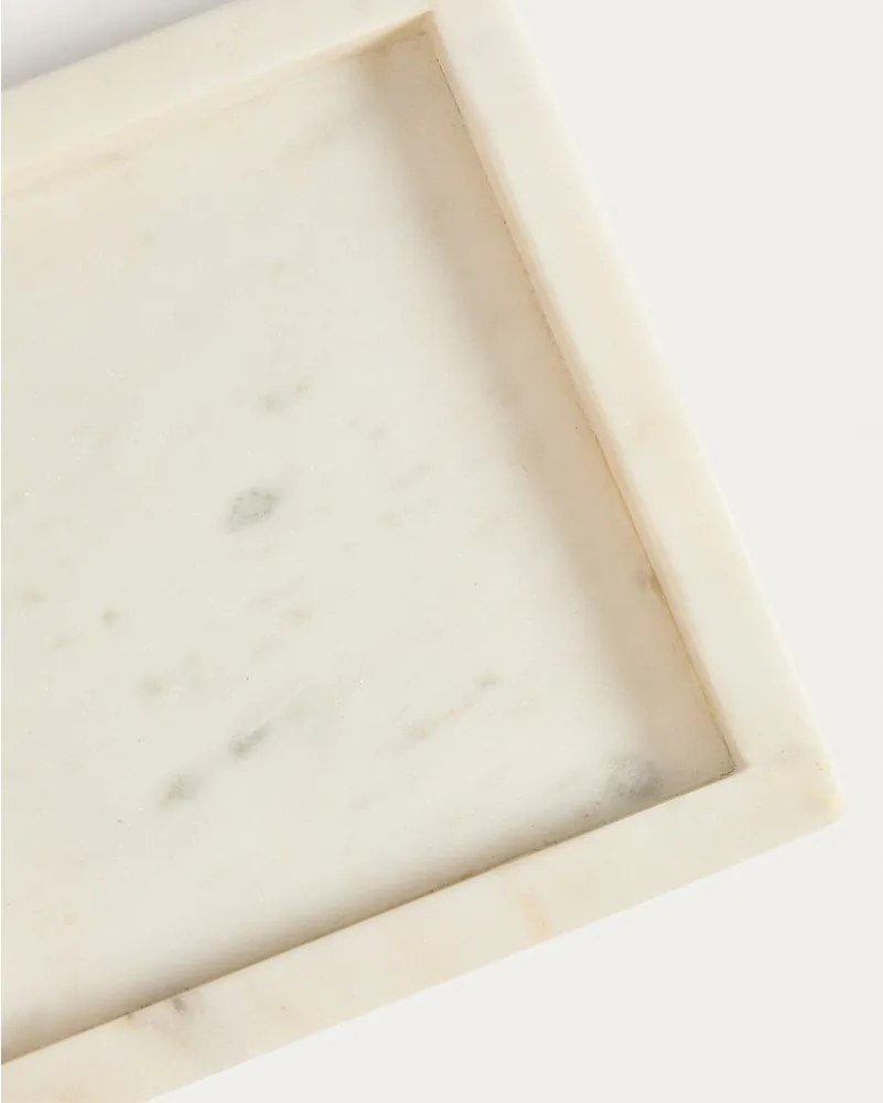 Márvány dekoratív tálca 18x18 cm Serela – Kave Home