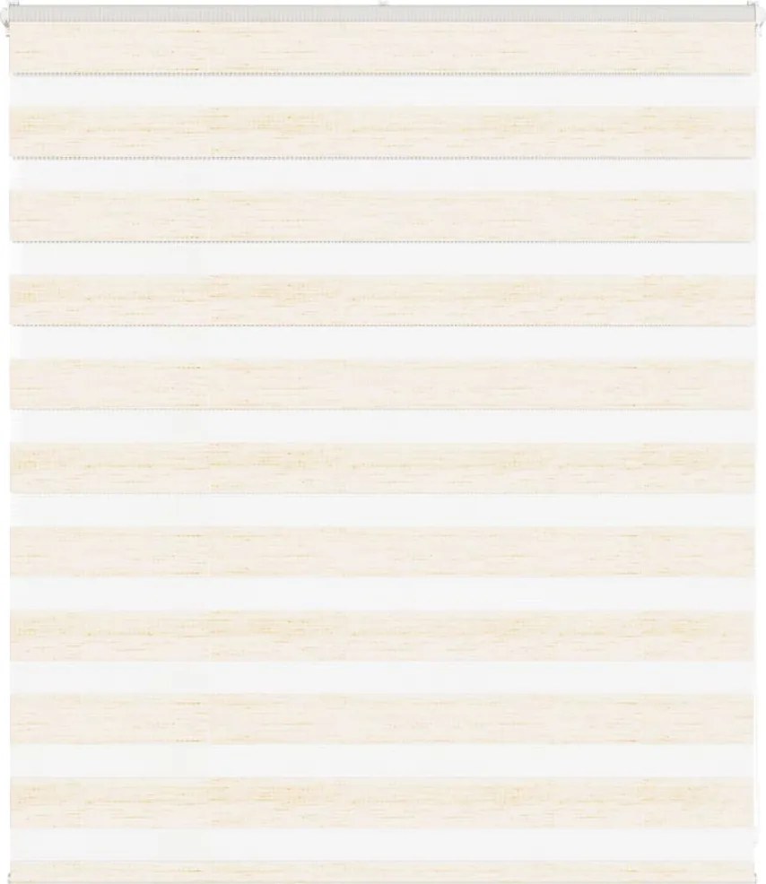 vidaXL zebrafüggönnyel márványbézs szövetszélesség 120,9 cm poliészter