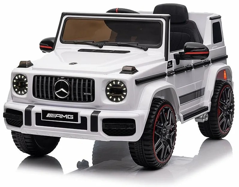 Baby Mix Mercedes-Benz, G63 AMG gyerek elektromos autó, fehér
