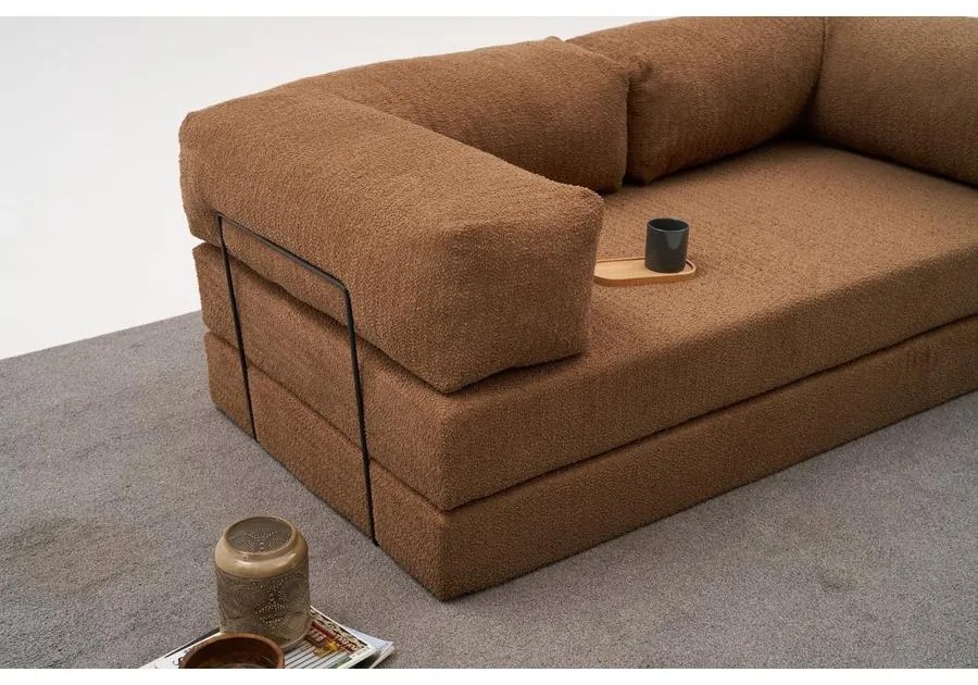 3 személyes kanapé Comfort - Barna v2