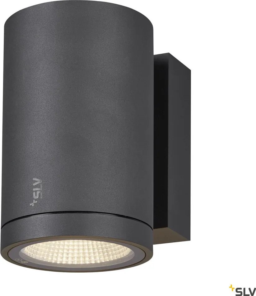 SLV 1003423 ENOLA ROUND Modern Kültéri Fali Lámpa Antracit, Átlátszó LED IP65