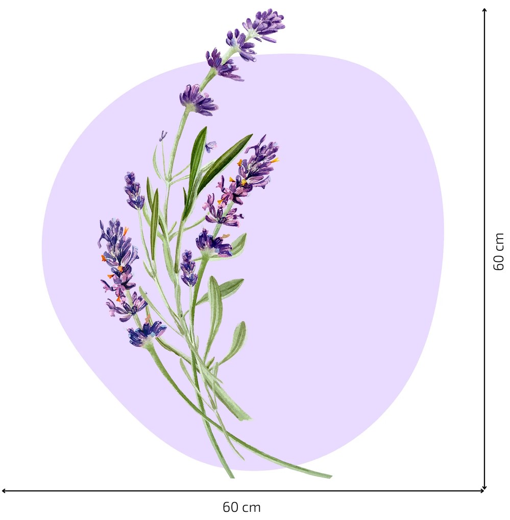 PIPPER. Textil falmatrica "Levendula"