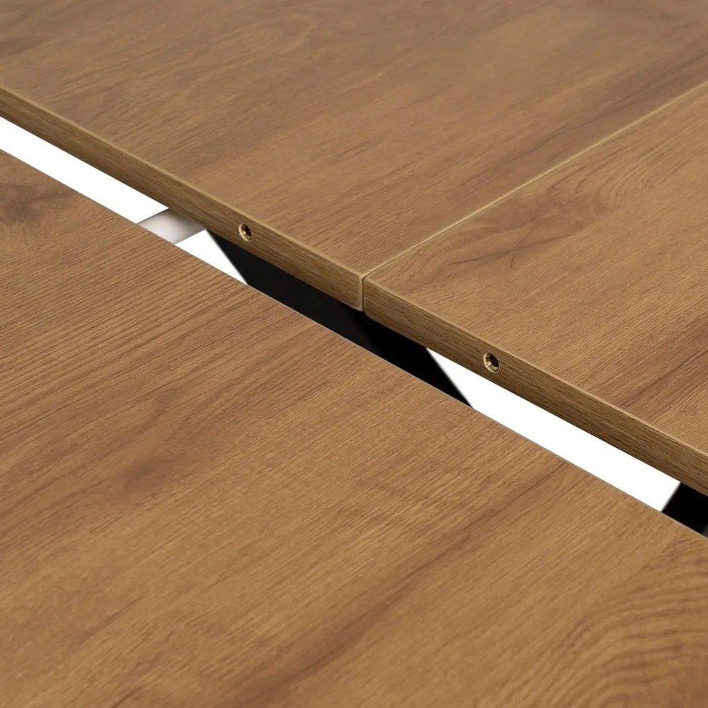 Kerek bővíthető étkezőasztal hosszabbító asztallappal ø 120 cm Rocía – Ixia