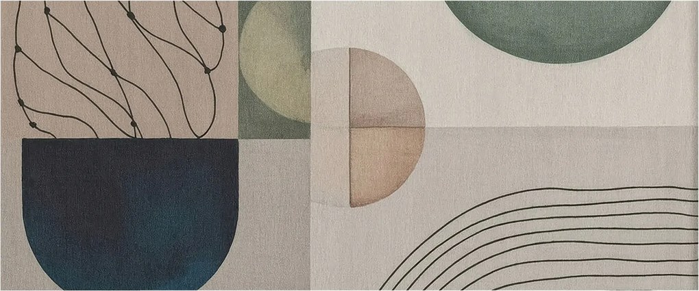 Fotótapéta Flizelina Dekoratív irodai geometrikus formák 250x104 Ragasztó