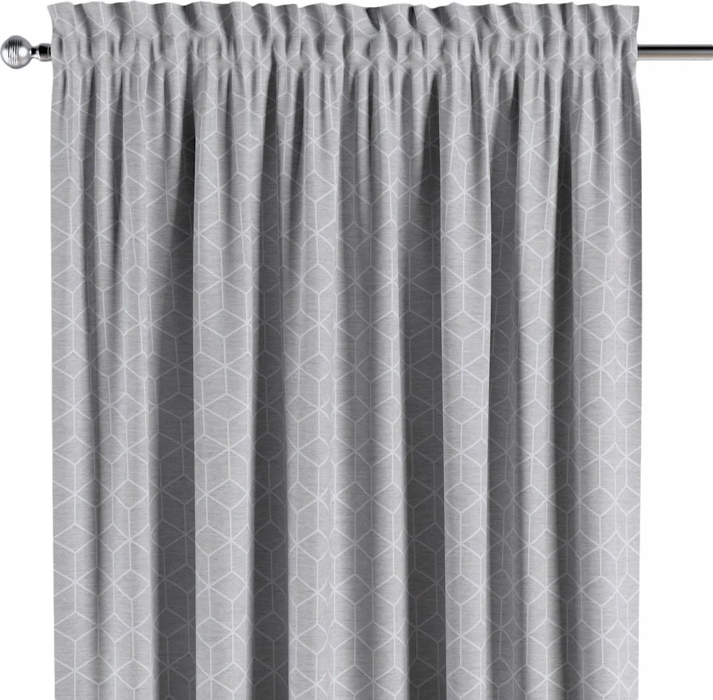 Dekoria Csatornafüggöny frufruval 1 db 130x260cm fekete