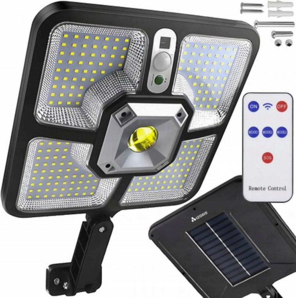 1Mcz TY08009 Kültéri szolár lámpa 220 Led Cob, IP65, 8W