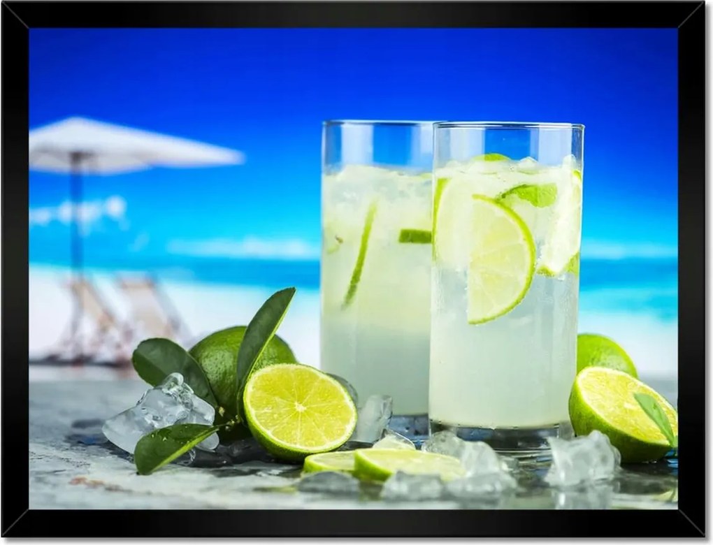 Poszterek keretben 40x30 Felfrissülés a tengerparton