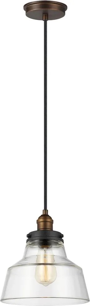 ELSTEAD FE-BASKIN-P-A-BR BASKIN Modern Függesztett Lámpa Antik Bronz E27 IP20