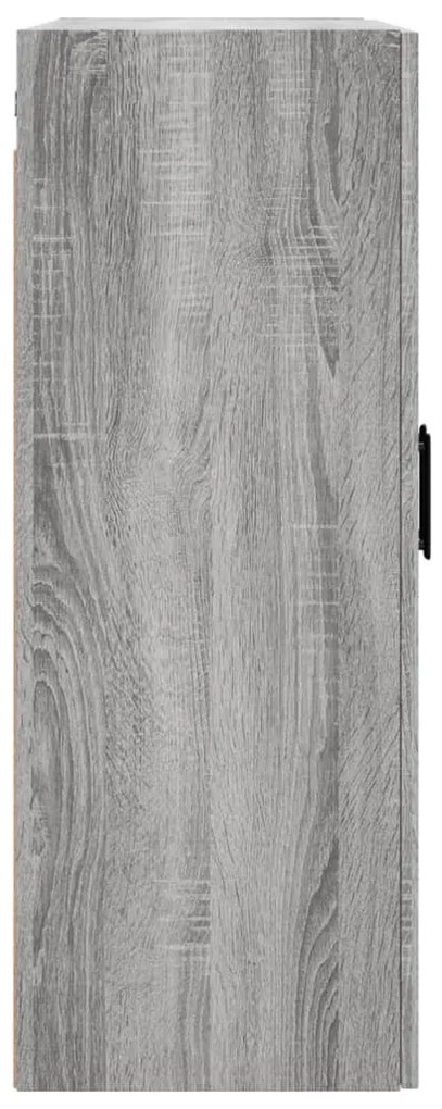2 db szürke sonoma színű fali szekrény 69,5 x 34 x 90 cm