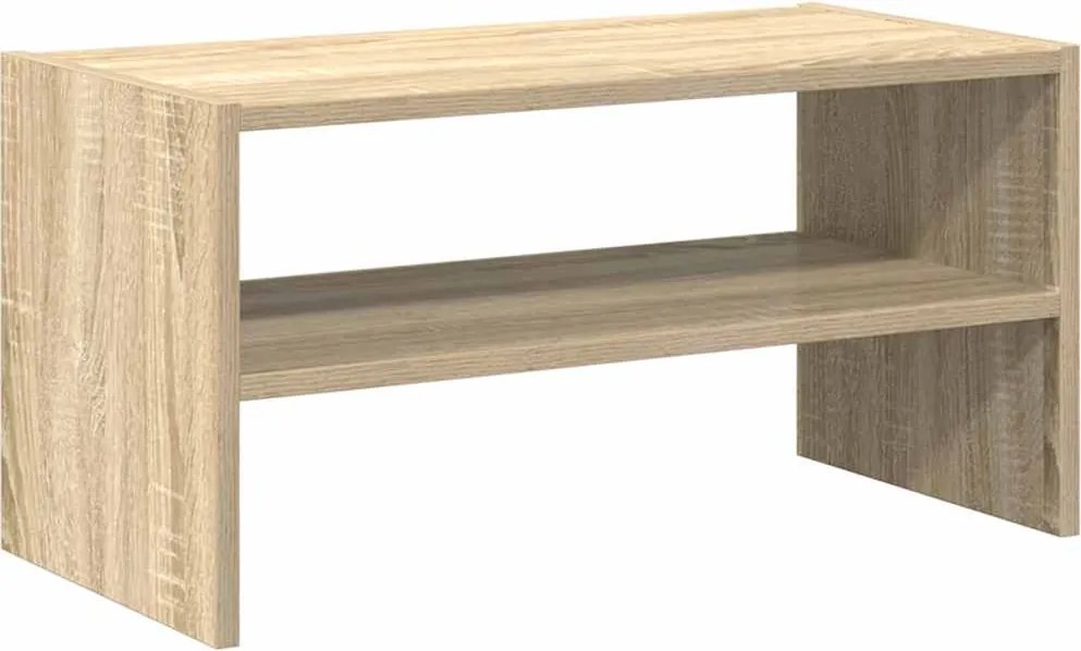 vidaXL sonoma tölgy cipőtartó állvány halmozható 60 x 30 x 30,5 cm