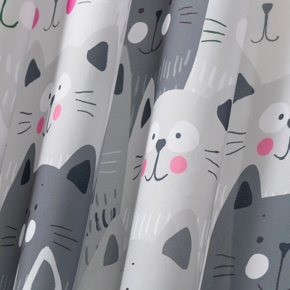 Gatos zuhanyfüggöny, 180 x 200 cm - Casa Selección